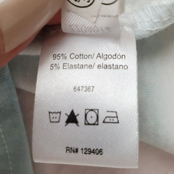 Fairycore Mesh 2-piece Pastel LS Tee over Matching Cami with Rhinestones Size M - Picture 10 of 16